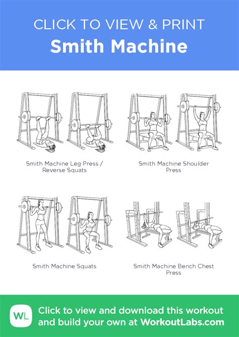 smith machine leg and glute workout - Buster Schilling