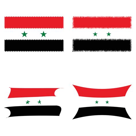 Flag of Syria, official colors, correct dimensions. Vector illustration 25783145 Vector Art at ...