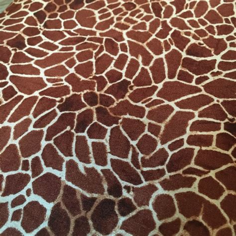 Giraffe Print Fabric by the yard