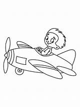 Pilot Coloring Pages  Best For Kids sketch template