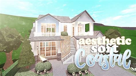 Aesthetic Soft Coastal House | BLOXBURG - YouTube | Beautiful house plans, Diy house plans, Two ...