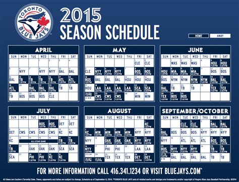 Blue Jays announce tentative 2015 schedule - Sportsnet.ca