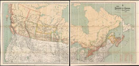 Railway Map Of Canada - Wynne Karlotte