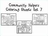 Community Places Coloring Pages sketch template