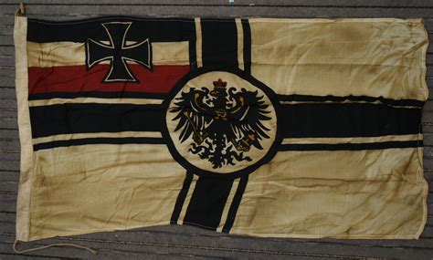 WWI FIRST WORLD WAR IMPERIAL GERMAN EMPIRE WAR FLAG - auctions & price ...