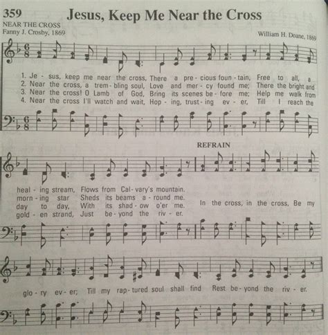 Jesus, Keep Me Near the Cross - Spiritual Hymns