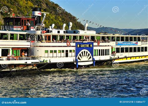 Tourists on Ferry Travelling on the Mosel River Editorial Stock Photo - Image of weekend, travel ...