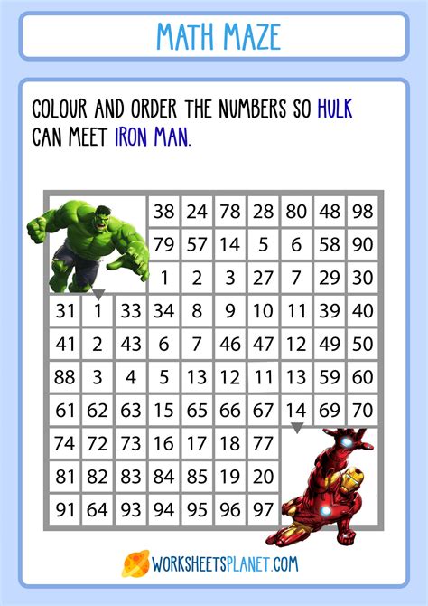 Math Puzzle Printable