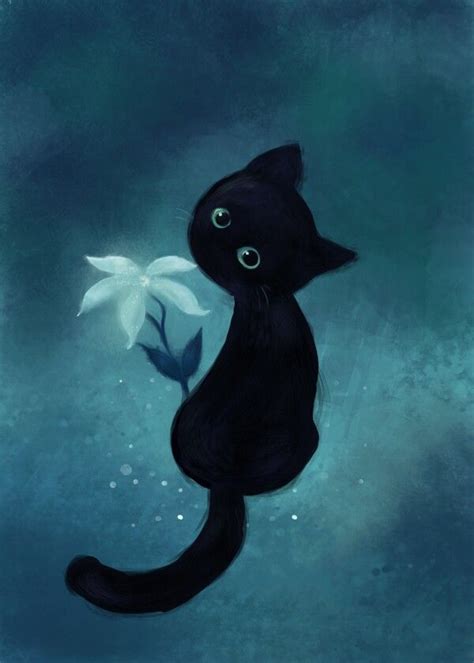 CAT ART - Google Search | Black cat art, Cat artwork, Cat art