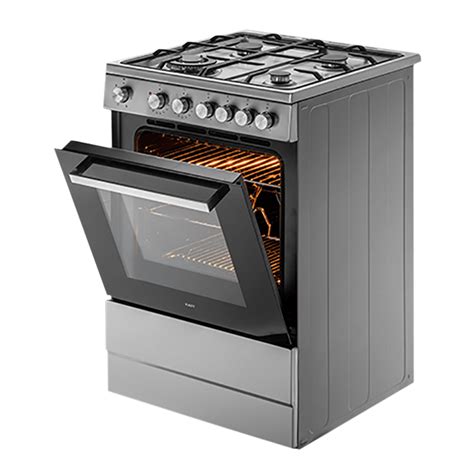 Buy KAFF 60 Litres 4 Burner Cooking Range with Electric Oven (KAB60SS, Silver) Online – Croma