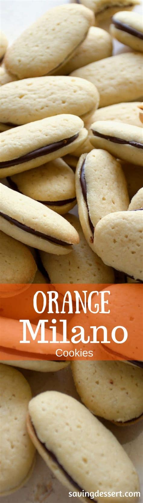 Orange Milano Cookies | Recipe | Milano cookies, Recipes, Vanilla cookies