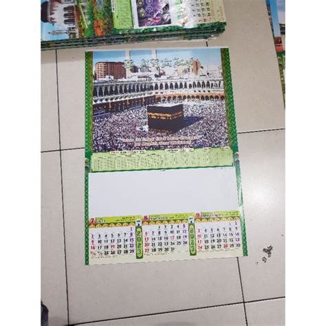 Jual kalender dinding triwulan 2023 kabah hijau | Shopee Indonesia