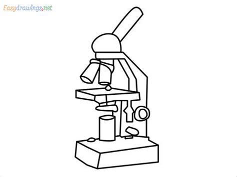 Details more than 84 simple microscope drawing latest - xkldase.edu.vn