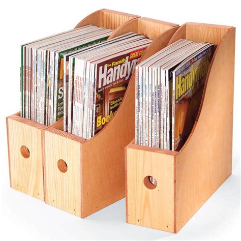 How to Make Magazine Storage Containers | Easy woodworking projects, Magazine storage, Beginner ...