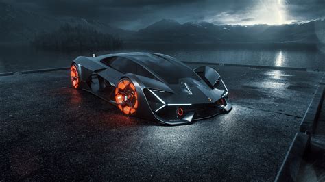 1600x900 2019 Lamborghini Terzo Millennio Digital Art Wallpaper ...