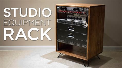 How to Build a Studio Equipment Rack - YouTube