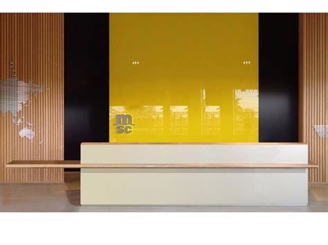 Mostrador para recepción de madera ALL&W by JOSE MARTINEZ MEDINA | Wooden reception desk ...