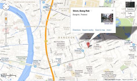 About BTS Bangkok Thailand Airport Map: Silom Bangkok Location Map