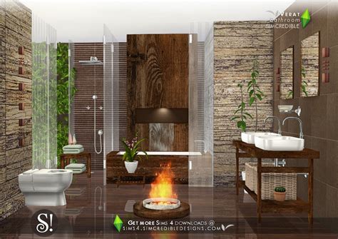 Sims 4 CC's - The Best: Bathroom by SIMcredible!