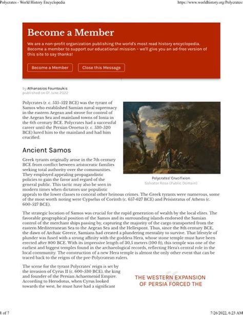 Polycrates Tyrant of Samos (535-522 BC) (PDF) @ PDF Room