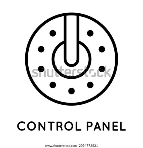 Power Switch Icon Control Panel Vector Stock Vector (Royalty Free ...