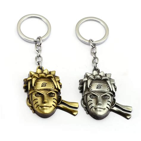 Uzumaki Naruto Keychain Antique Metal 3D Pendant Key Ring Holder Men Car Women Bag Key Chain ...