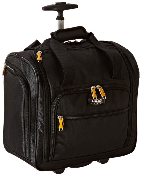 Lucas Cabin Luggage Collection - Small Lightweight 16 Inch Under Seat Bag - Garment Briefcase ...