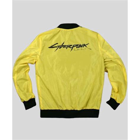 Cyberpunk 2077 Samurai V Bomber Yellow Jacket