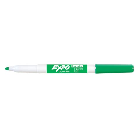 Expo Green Fine Tip Dry Erase Markers