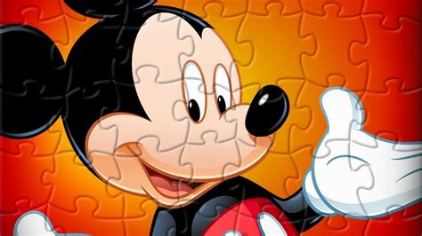 Mickey Mouse - Online Puzzle Game for kids - YouTube