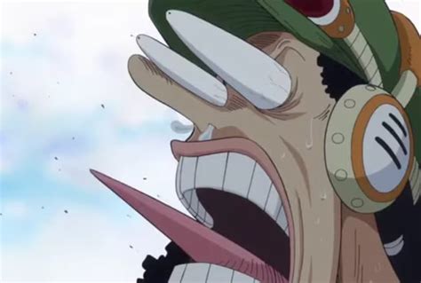 Fun fact: Usopp's shocked face (Four Emperors saga). They made his eyes and his tongue match the ...