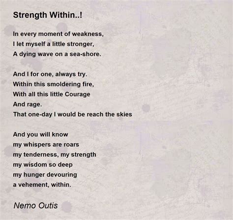 Poems Of Strength And Courage