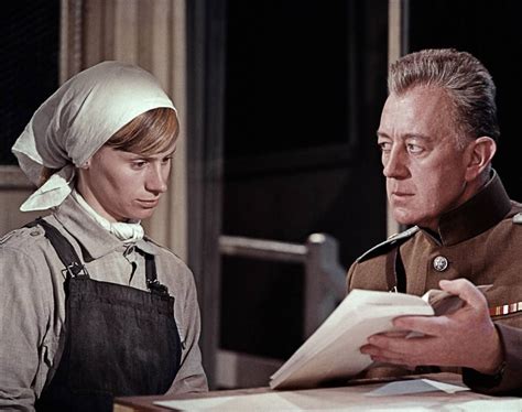 Rita Tushingham and Alec Guinness in "Dr. Zhivago" (1965), directed by David Lean. Dr Zivago ...