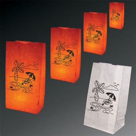 Tropical Luminary Bags - 50 Per Unit | GlowUniverse.com