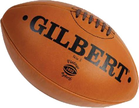 New Gilbert Leather Vintage Rugby Ball - Size Mini: Amazon.co.uk ...