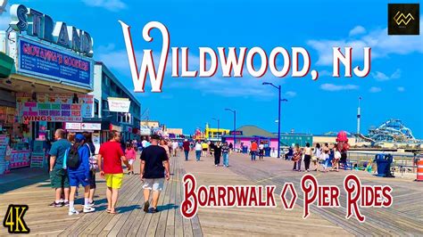 Wildwood New Jersey Boardwalk and Morey's Piers 2023 - YouTube