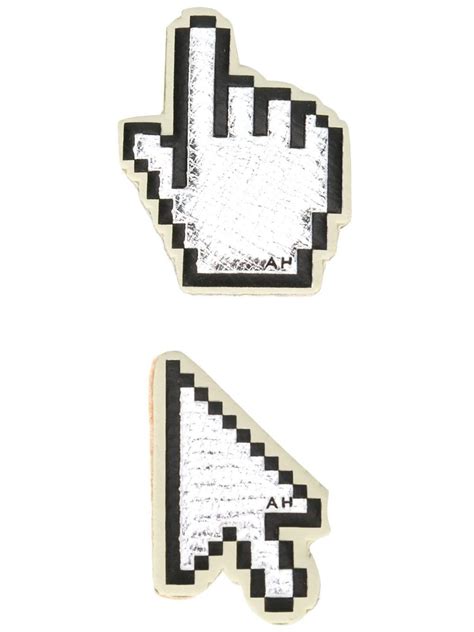 Anya Hindmarch Cursor stickers metallic | MODES