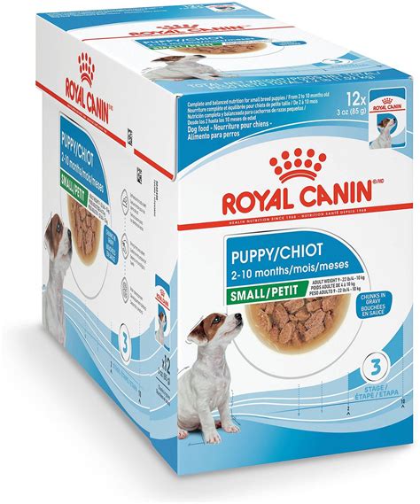 ROYAL CANIN Small Puppy Wet Dog Food, 3-oz pouch, case of 12 - Chewy.com