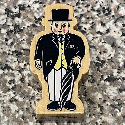 VINTAGE THOMAS & Friends Sir Topham Hatt Wooden Figure 2001 Rare Guliane Ltd EUC £6.17 - PicClick UK