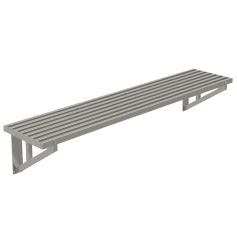 Advance Tabco DT21-4 21" x 48" Heavy-Duty Stainless Steel Slotted Wall ...