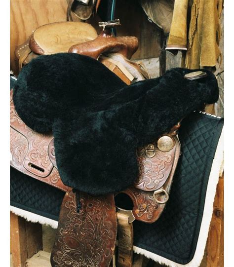 Sheepskin Full Western Saddle Seat Cover: Sheepskin Town