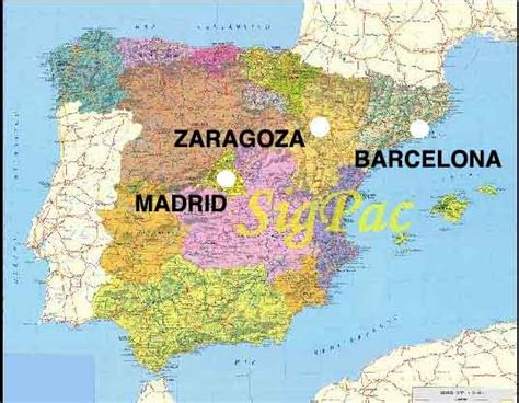 Zaragoza Map