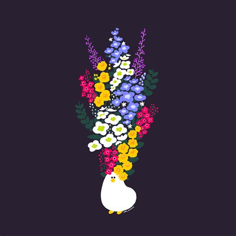 flower duck on Behance