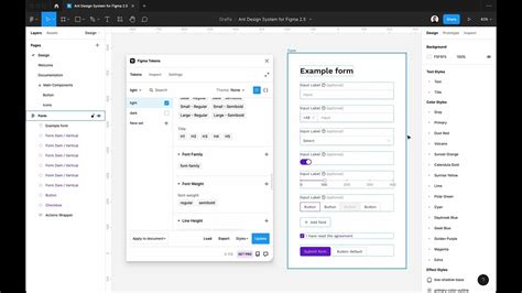 Ant Design System for Figma 2.5 - Customization with Figma Tokens ...