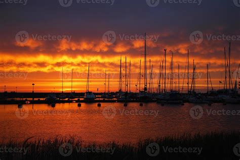 Harbour in sunset 752771 Stock Photo at Vecteezy