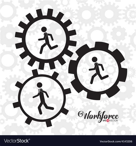 Business and workforce design Royalty Free Vector Image