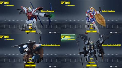 Gundam Evolution - Character Select Mockup by Erikyten on DeviantArt