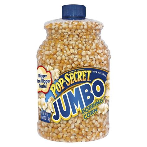 Pop Secret Jumbo Popcorn Kernels - 50oz | Yummy snacks, Snack mix, Pop secret popcorn