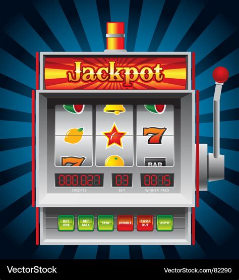 Slot machine Royalty Free Vector Image - VectorStock