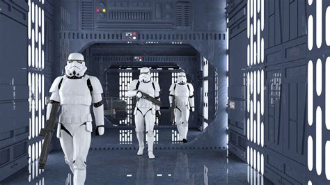 Death Star Interior and Droid - Daz Content by Shredder